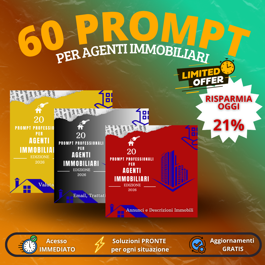 Bundle Agente Immobiliare Pro – 60 Prompt