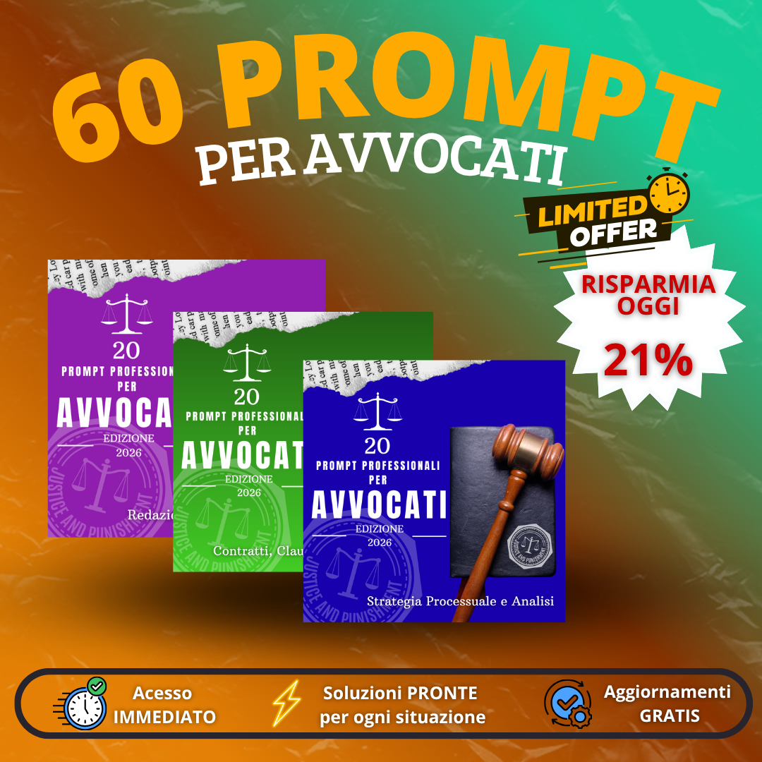 Bundle Avvocato Pro – 60 Prompt
