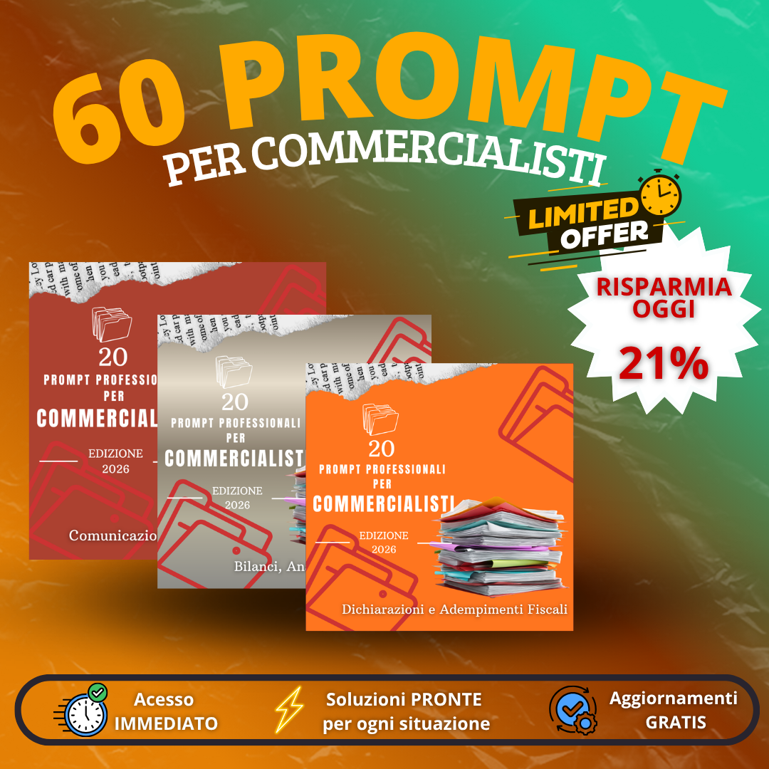 Bundle Commercialista Pro – 60 Prompt
