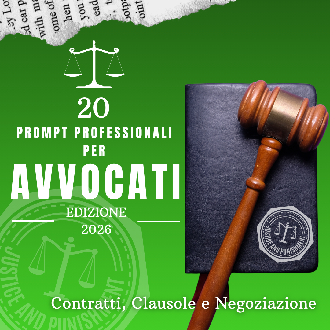 20 Prompt AI per Contratti, Clausole e Negoziazione Legale