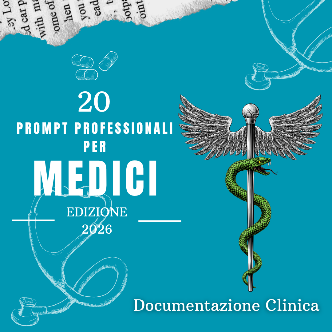 20 prompt AI per Documentazione Clinica
