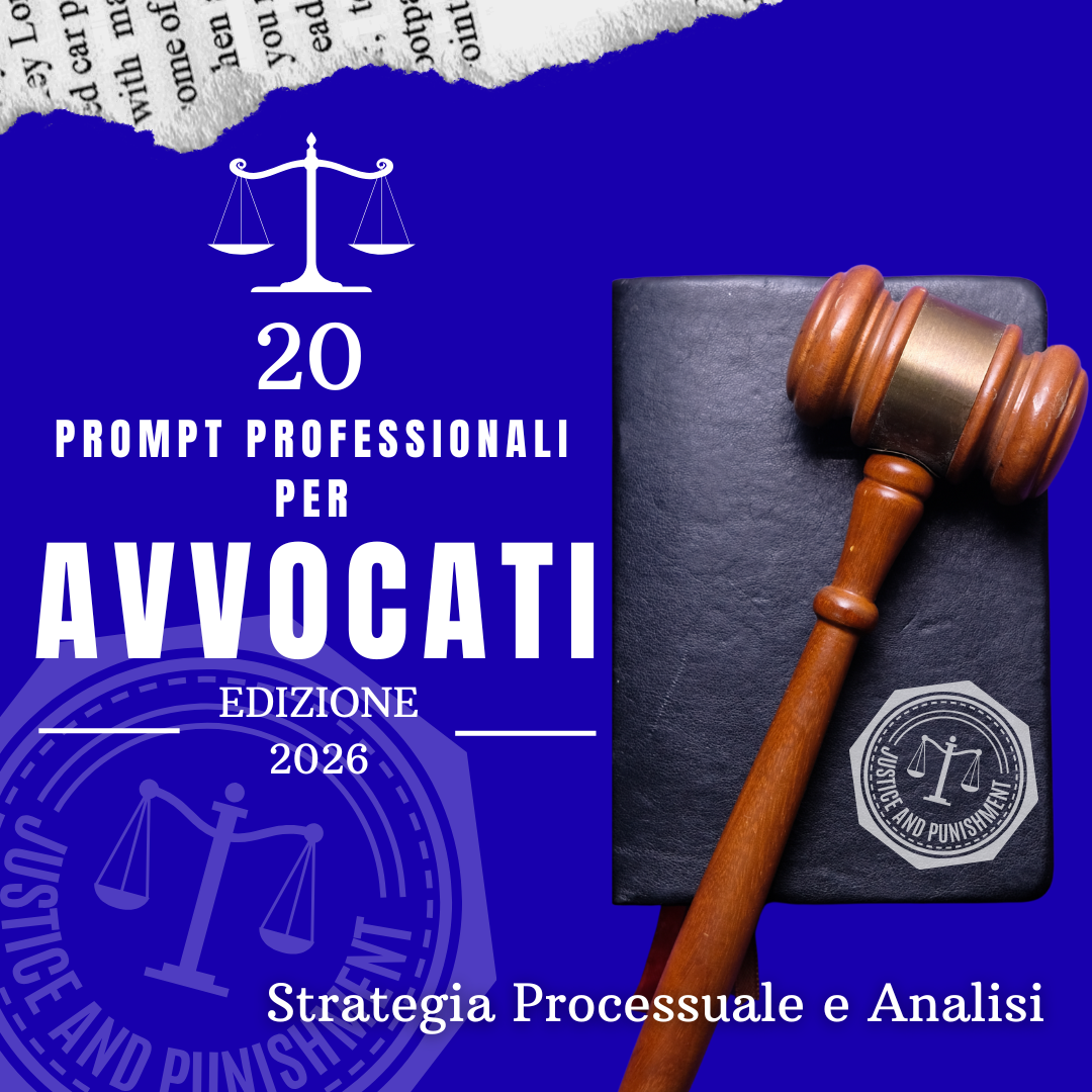 20 Prompt AI per Strategia Processuale e Analisi Legale